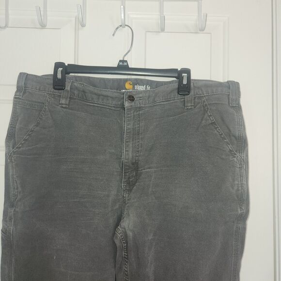 CARHARTT RUGGED FLEX RELAXED FIT CANVAS WORK PANTS SIZE 40X 32 - Picture 2 of 6